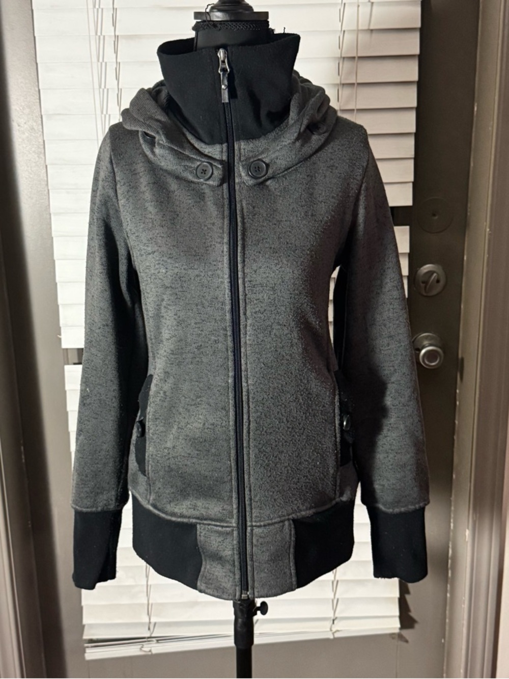 Roxy Wonen’s Full-zip Tall Hoodie Jacket Size Small